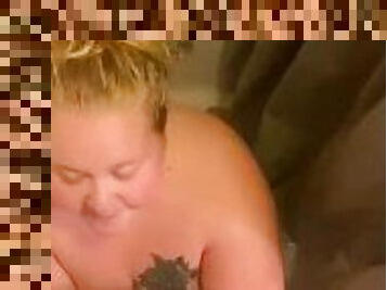 Eating BBC And Receiving Golden Shower [onlyfans/blondebbw4bbc]