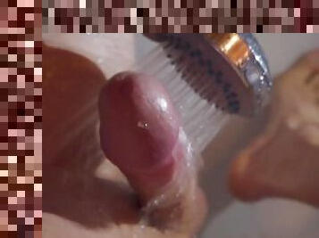 No Hands Cum with Shower Head while Moaning and Shaking Orgasm - 4K