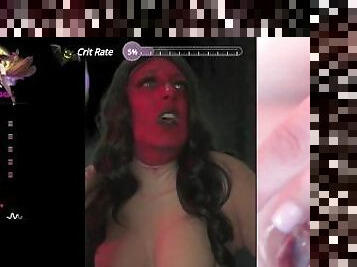 succubus demon is satisfied by their masters via Lovense remote vibrator