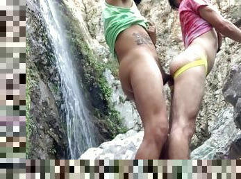 Twink Fucked Public Waterfall Cumshot! Jay Magnus Juven LetThemWatch