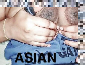 asiatique, gros-nichons, milf, maman, naturel, seins