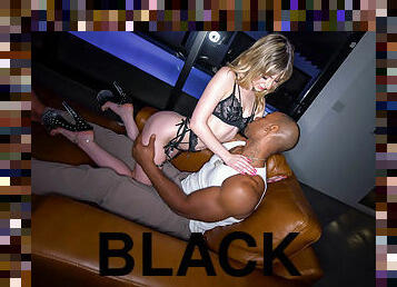 Demi Hawks sucks and rides giant black cock with an extra passion
