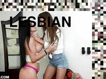 Sexy babe Mira Monroe turns straight girl into lesbian slut - MYLF