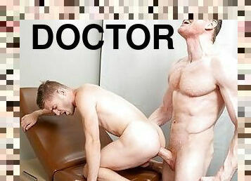 FunSizeBoys - Tall daddy doctor breeds returning patient on table