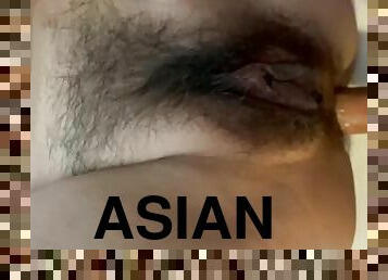 Asian milf anal pov