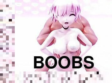 ?MMD R-18 SEX DANCE?HOT GIRL DANCE AND SHOWS HER BIG TITS AND BIG WHITE ASS???????[MMD R-18]