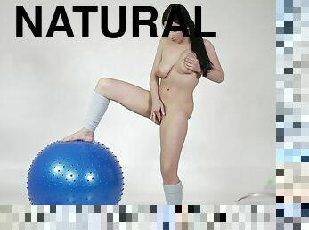 Natural Hairy Bush Audrey 14 Gym Ball