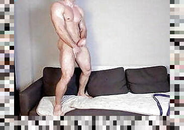 Amazing Fitness Stud Posing Completely Nude - Special