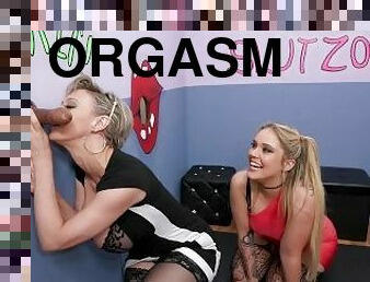 Dee Williams And Kali Roses Reaches Orgasm On Gloryhole BBC