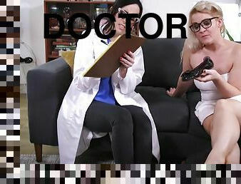 Foot Doctor Enjoys This Blondes Hot Feet