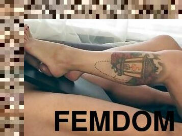 amatööri, kova-seksi, bdsm, jalat, sidonta, munat, jalkahomma, dominointi, femdom, tatuointi