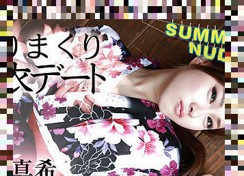 Maki Horiguchi Summer Nude: Yukata Dating - Caribbeancom