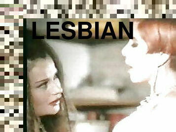 lesbo-lesbian, pornotähti, vuosikerta, klassinen, ryhmäseksi, retro