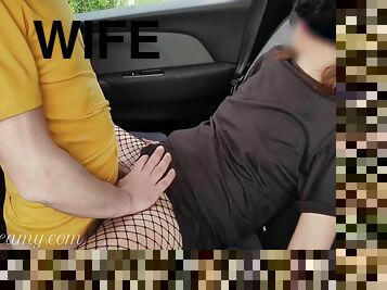 Dogging - My Wife Fuck A Stranger In Public Car Parking 2pt