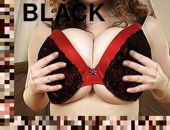 Kay Loove - Red and Black Bra 1