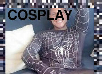 BoyGym Spiderman Cosplay Talking Dirty