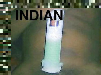 Indian teen boy masturbating in a rainy day 