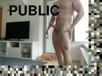 Hot Sexy Guy Shows Muscles And Cum Hard ( Loud Moaning )