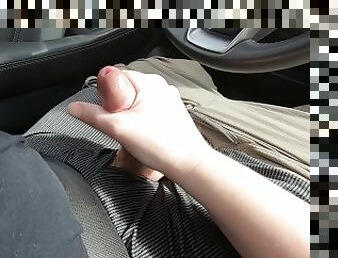 I jerk him off in the car on the infamous "Handjob Highway