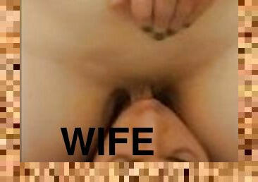 I lick my wife's pussy