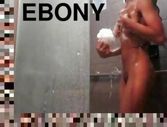 Amari Gold Takes a Fat Dildo in the Shower