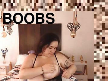 Tasty oiled up bbw with big boobs