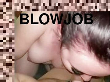 amatør, blowjob, bbw, trekant