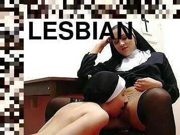 לסבית-lesbian, צעצוע, גרביונים-stockings, מגעיל, נזירה, שחרחורת, קעקוע