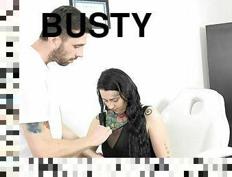 Mad Bundy & Nicky Ink in Check My Busty Pussy, Doctor - Porncz