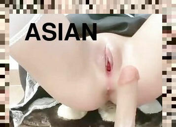 asia, mastubasi, orgasme, vagina-pussy, muncrat, amatir, remaja, mainan, alat-mainan-seks, seorang-diri