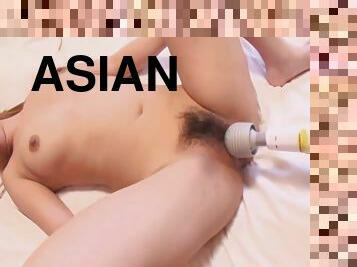 asiatisk, storatuttar, hårig, cumshot, leksak, deepthroat, pov, thailändsk, perfekt