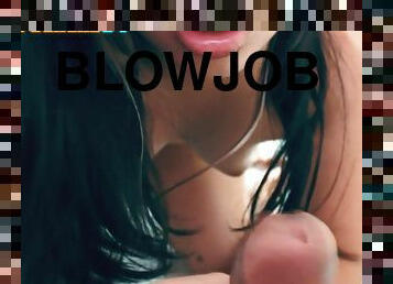 Worlds Best Blowjob Ends With Cum On Her Face