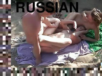 Sexual Russian Chicks In Group Action