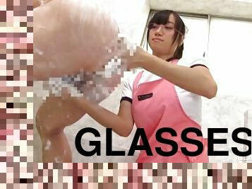 Mako konno is a chick with glasses ready for a mature mans body