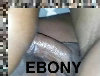 Big Booty tatted Ebony POV amateur