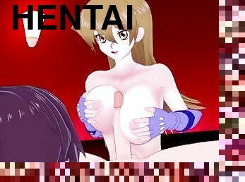 Asuka Tenjouin and I have intense sex at a love hotel. - Yu-Gi-Oh! GX Hentai