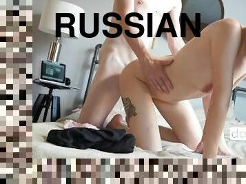 Loud moaning sex with young Russian slut Amanda Clarke