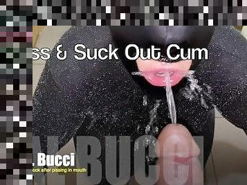 Sucking cock after pissing in mouth