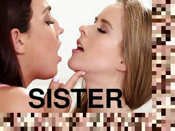 Blonde Facesitted By Dominant Stepsister