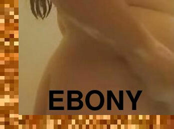 EBONY IN SHOWER