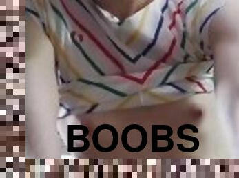 Boring trans girl- seriously how do my boobs get smaller while they're still growing¿