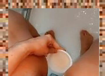 mandi, payudara-besar, ekstrem, kencing, umum, amatir, sayang, remaja, kaki, mandi-shower