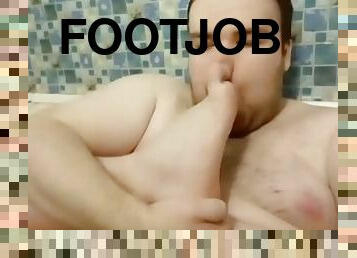 onani, føtter, footjob