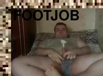 onani, føtter, fetisj, footjob