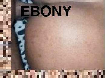Thick ebony getting dick