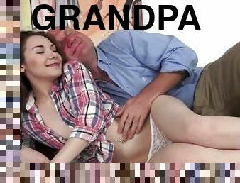 GrandpasFuckTeens Stacy Snake Thanks Her Sugar-DILF With The Best Sex Ever