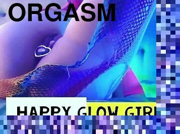 Tiny Happy Glow Girl in fishnets WAP toys