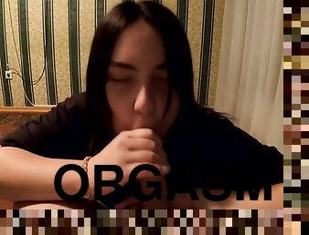 The Girl Ruined An Orgasm In A Russian Hotel. Blowjob
