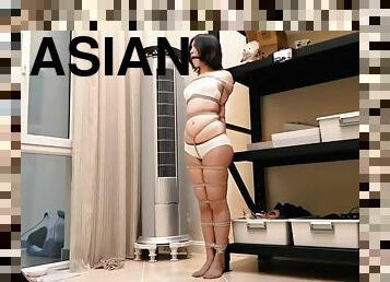 asiatiche, collant-di-nylon, giapponesi, sadismo-e-masochismo, calze, feticci, corde-cinghia-sadomaso, brunette