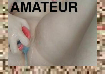 orgasm, tussu, amatöör, milf, mänguasi, creampie, dildo, fetišš, soolo